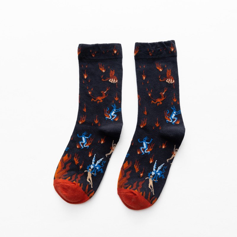 Men's Korean Cotton Socks, Warm & Cozy, One Size Fits All