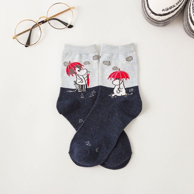 Soft Medium Tube Women's Cotton Socks