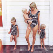 Cute Polka Dot Swimsuit Set for Kids