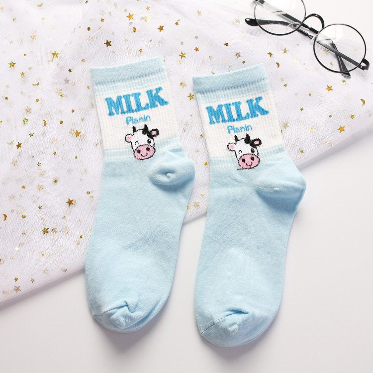 Casual Cotton Women's Socks | Breathable & Absorbent