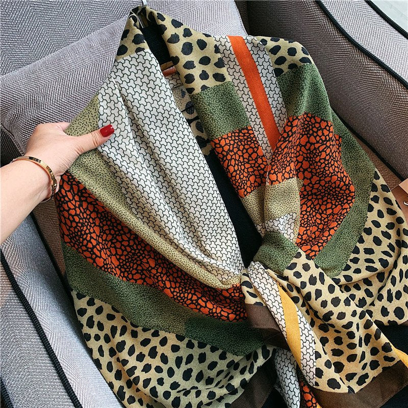 Versatile Leopard Scarf