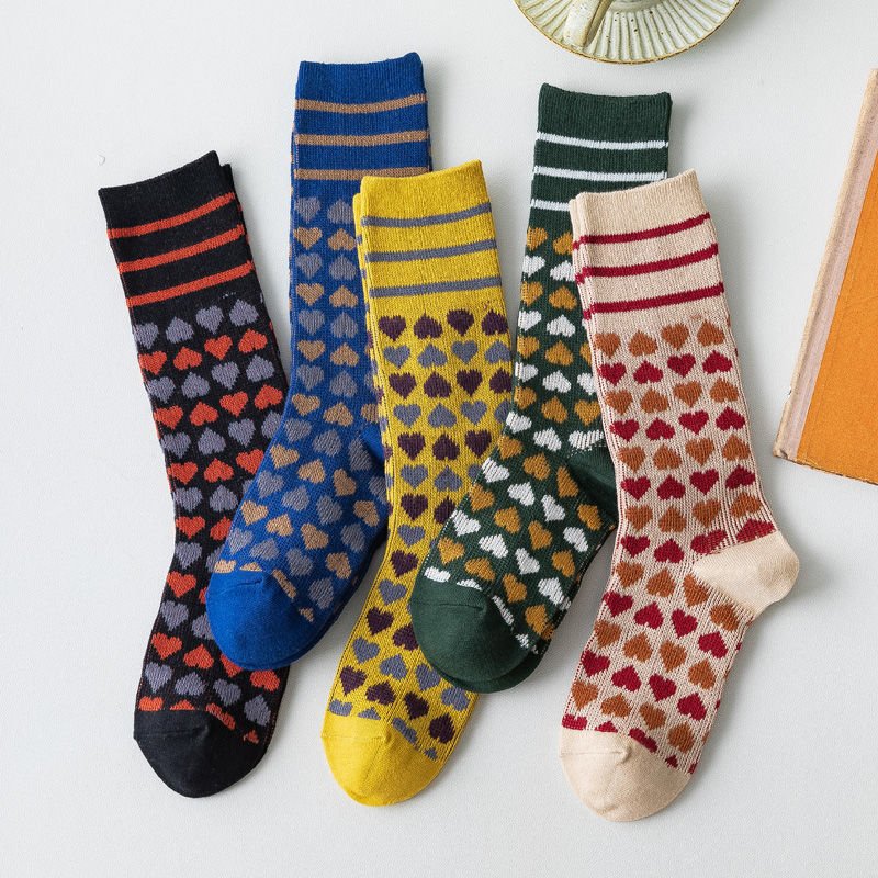 British Style Calf Socks for Women - Mori Harajuku Complex Long Socks