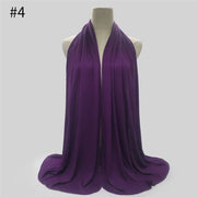 Long Jersey Hijab Scarf for Women