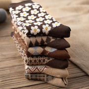 Warm Coffee Socks