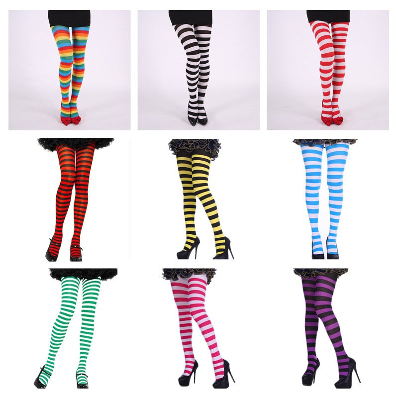 Striped Party Pantyhose - Fun Party Accessories