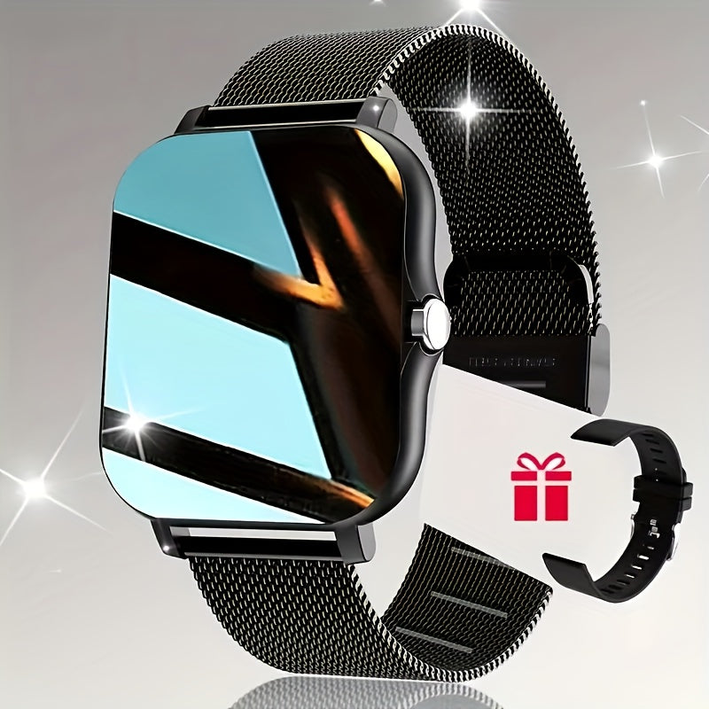 Full Touch HD Smartwatch with Call, SMS, Music Playback and Activity Tracker – iPhone & Android Compatible