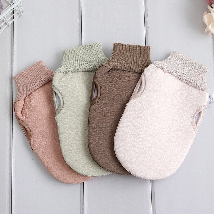 Gentle Bathing Towel Set with Soft Gloves