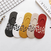 Non-Slip Leopard Socks