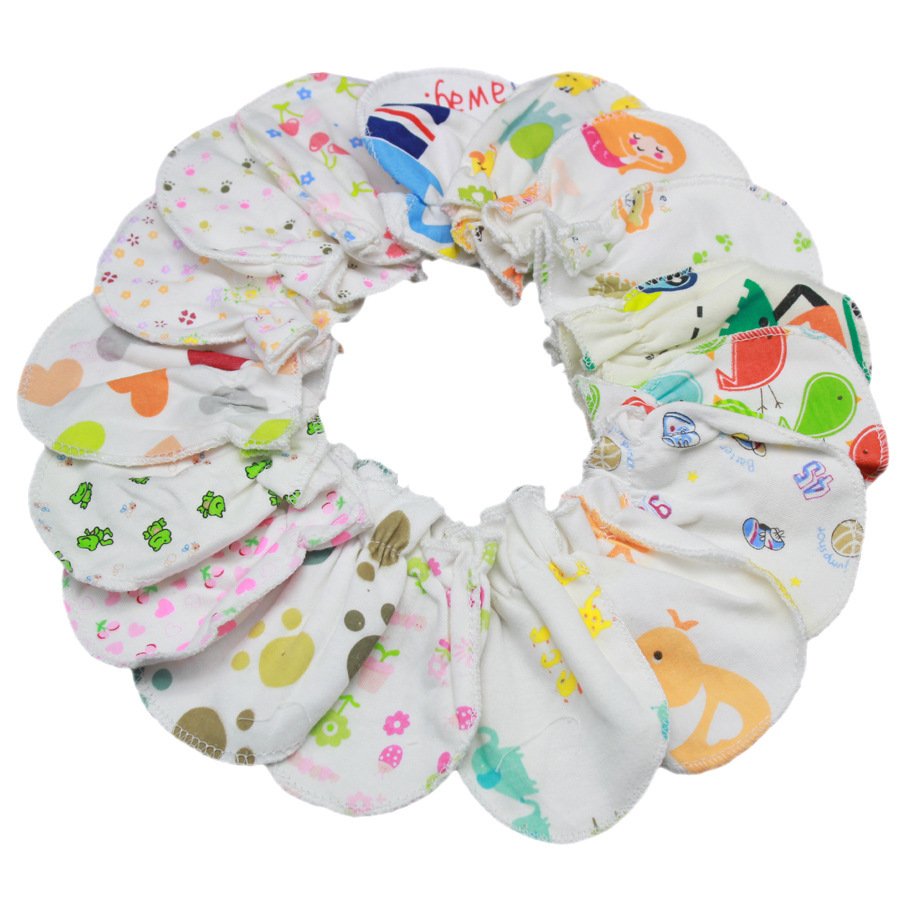 Protect Baby's Face with Soft Cotton Gloves