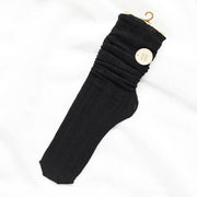 Comfortable Solid Color Linen Socks for Women