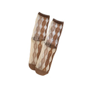 Soft Striped Floral Women's Socks - Breathable & Comfortable