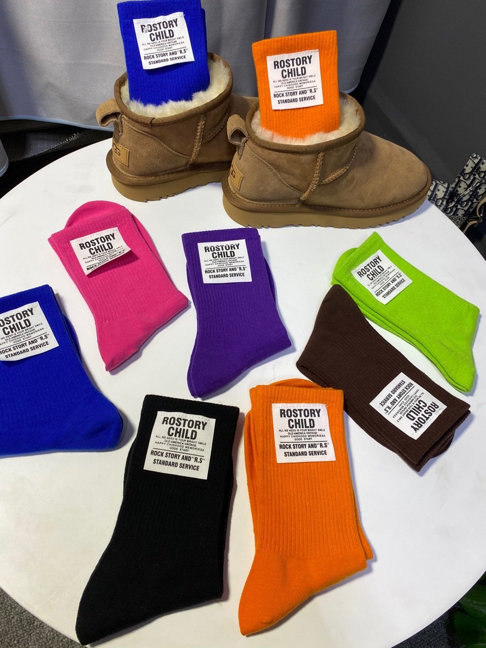 Vibrant Cotton Socks for Women