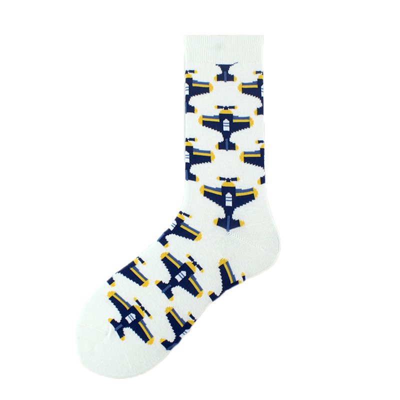 Cotton Cartoon Socks for Women, Breathable & Soft