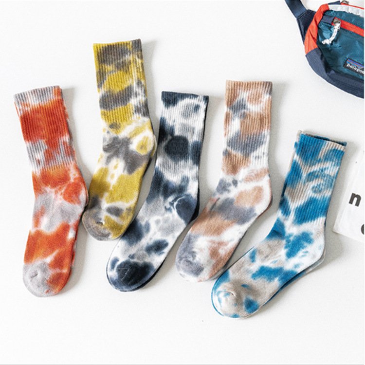 Tie-Dye Tube Socks for Women