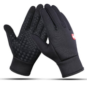 Warm Velvet Cycling Gloves for Cold Weather