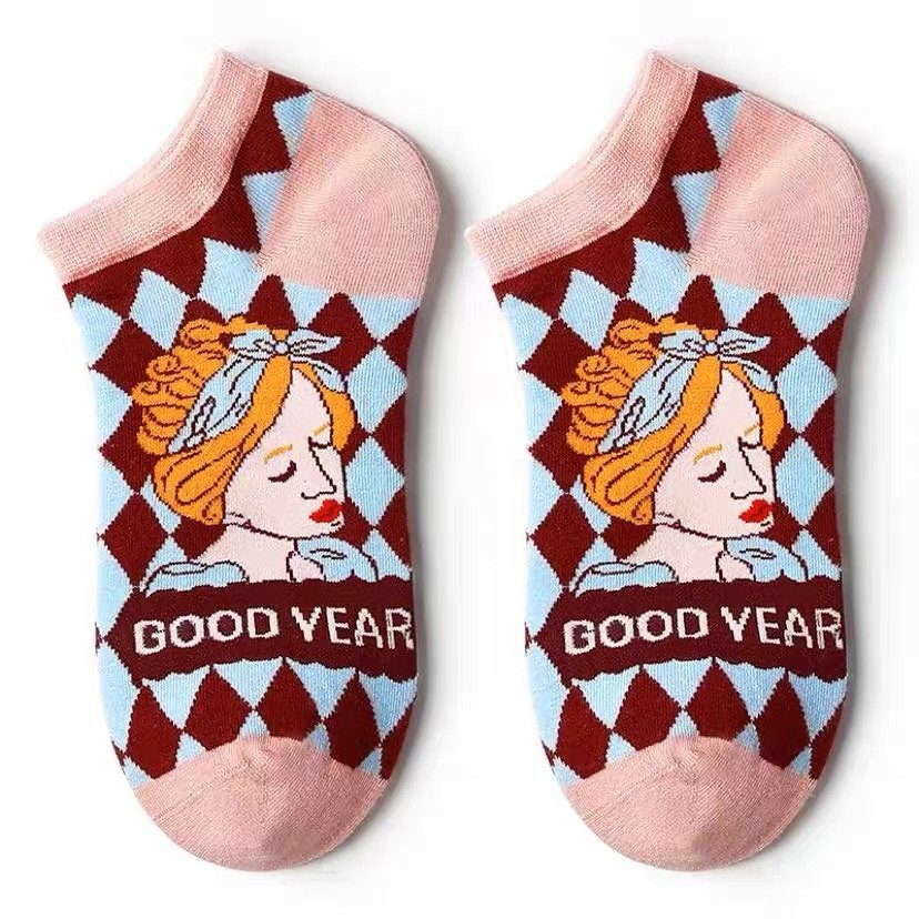 Cute Cartoon Cat Socks for Women