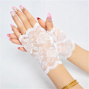 Protect Your Hands with Style - UV Half-Finger Gloves for Women