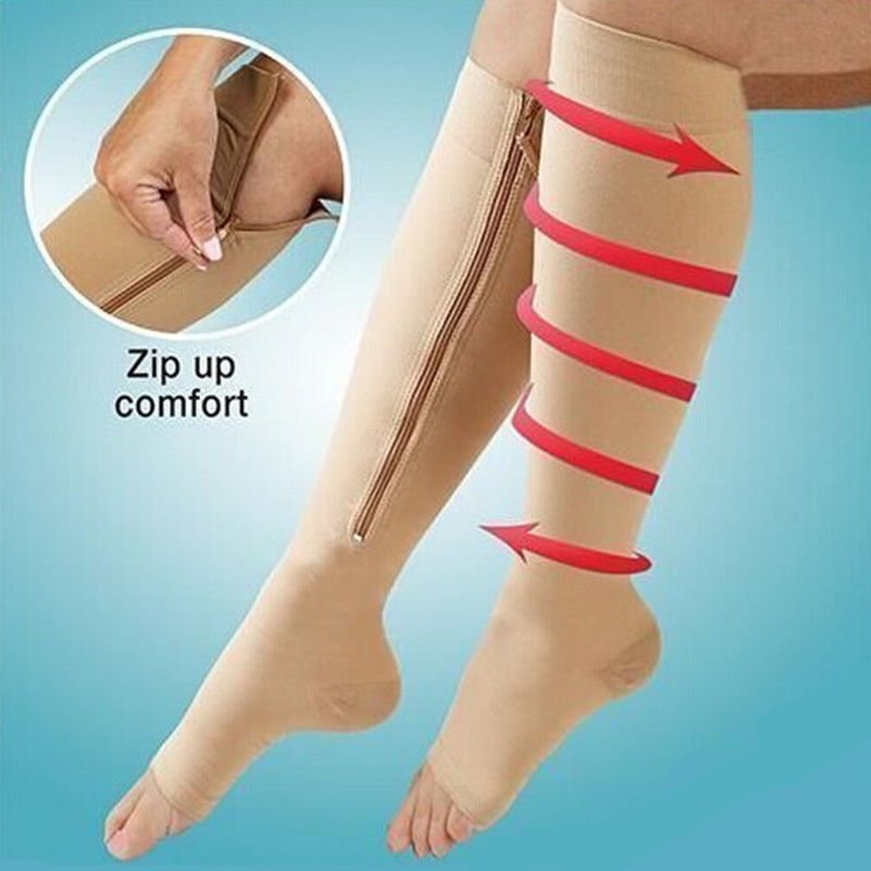Elevate Your Comfort with Zipper Compression Socks