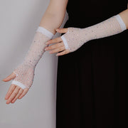 Protective Fishing Net Finger Gloves for Women