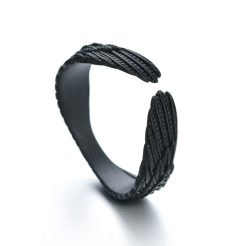 Edgy Wing Ring