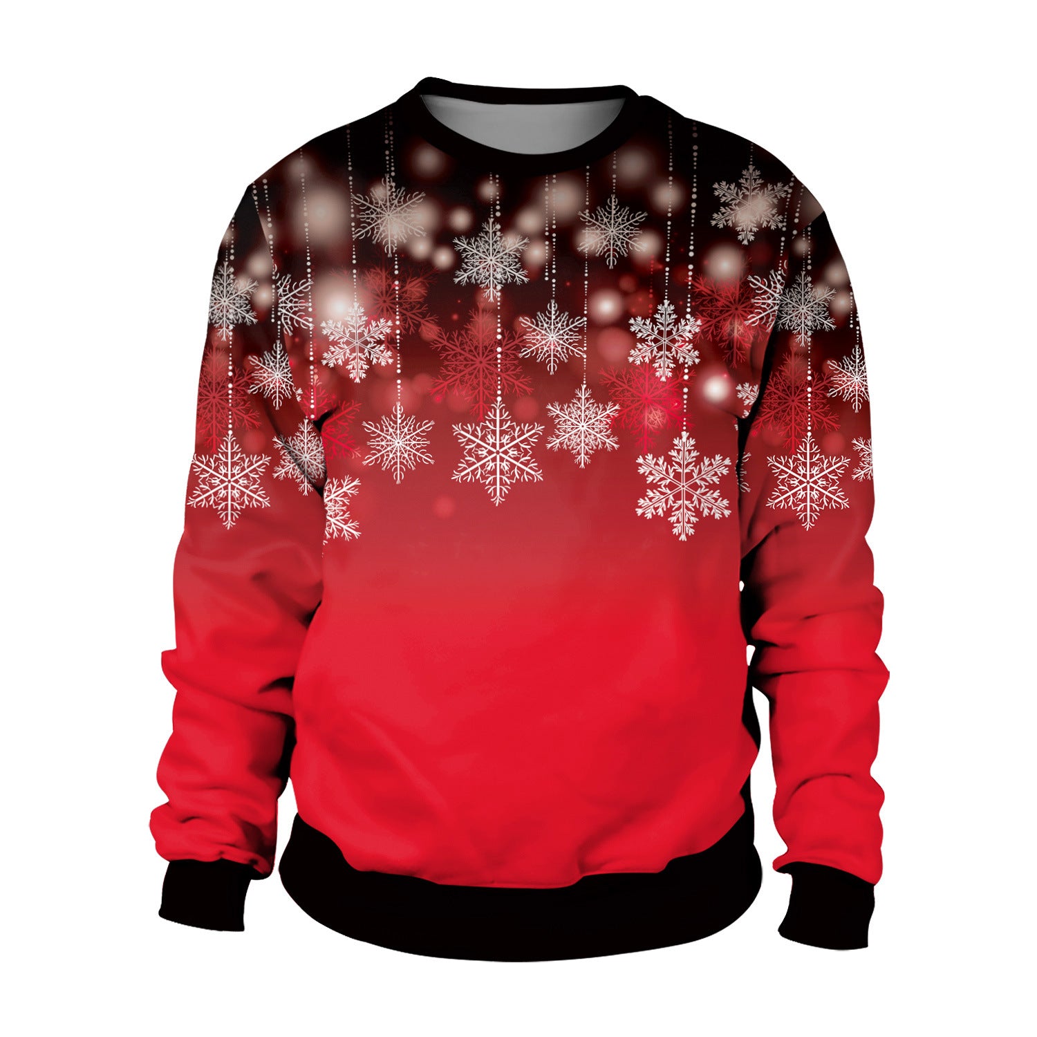 Digital Printed Round Neck Sweater