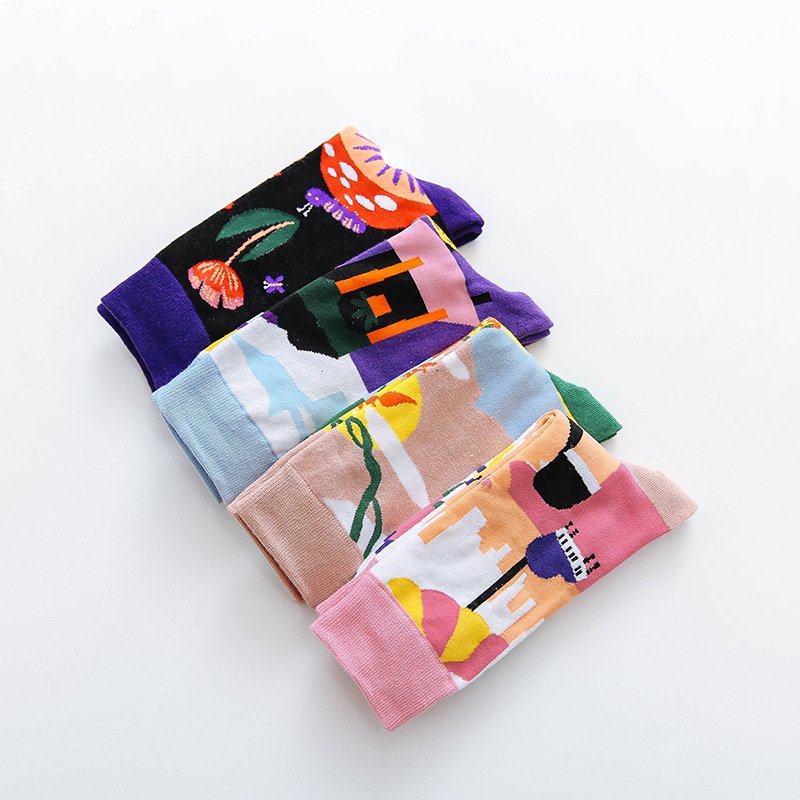 Vibrant Women's Socks for Comfort