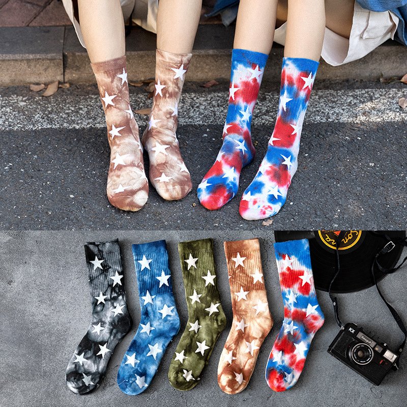 Cozy Couple Tie-Dye Socks