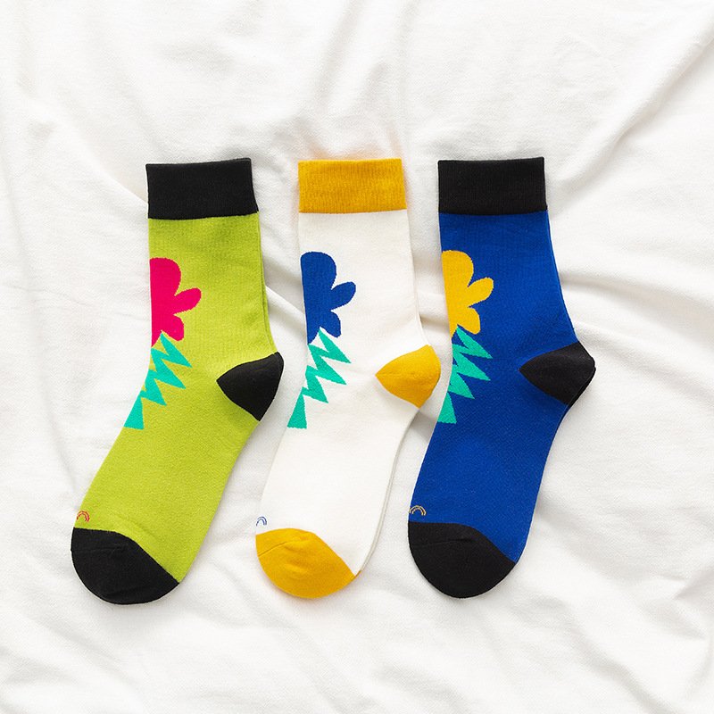 Cute Long Tube Pile Cotton Socks for Women