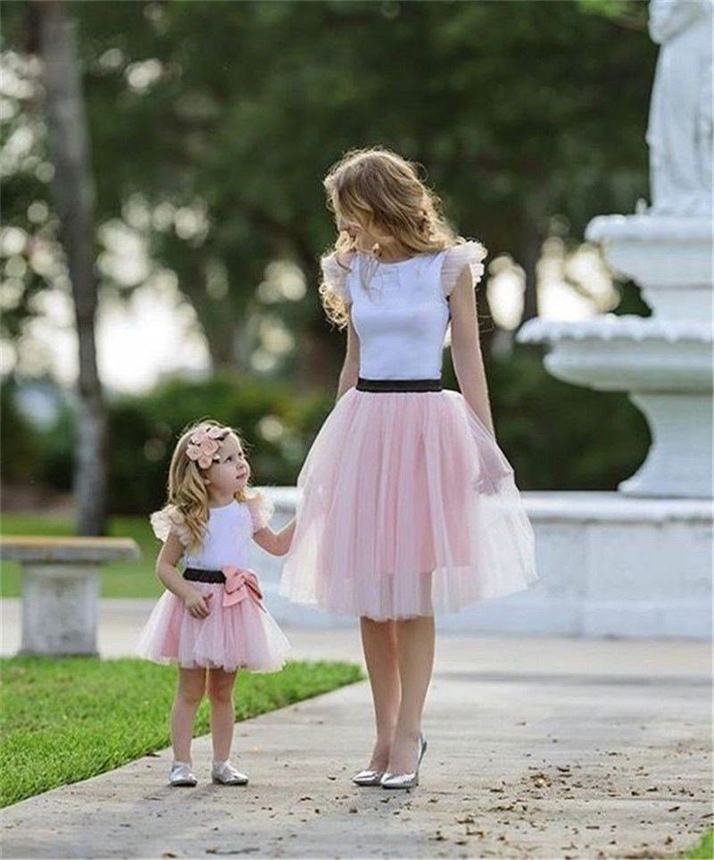 Cute Parent-Child Cotton Suit Set for Girls