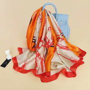 Floral Silk Scarf