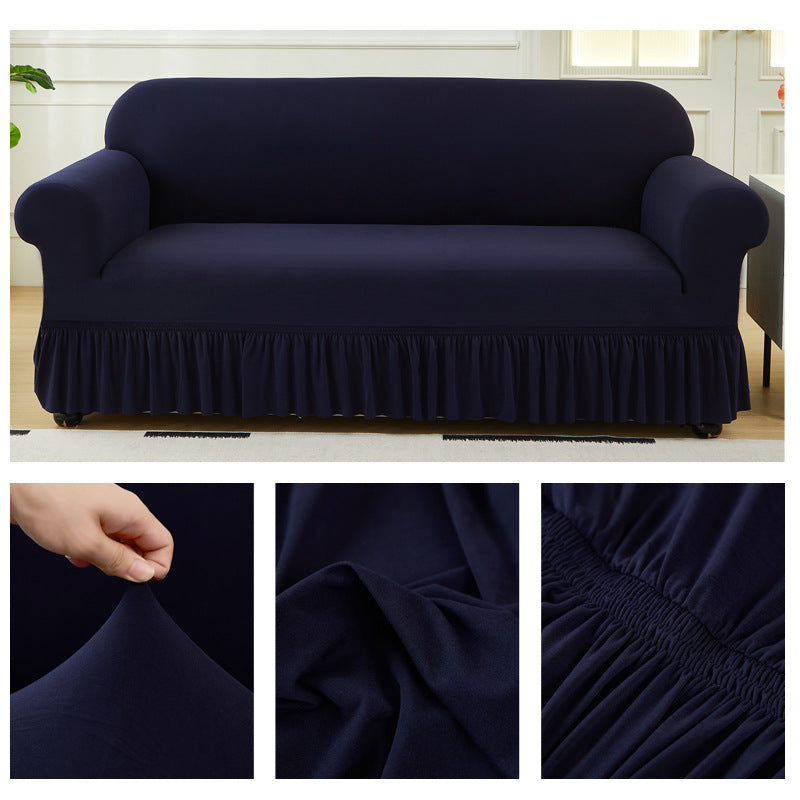 All-inclusive Four-season Fully Covering Elastic Milk Silk Sofa Cover