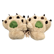 Cozy Bear Paw Gloves for Women