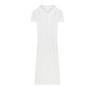 Women's Retro Polo Collar Summer Wrap Dress
