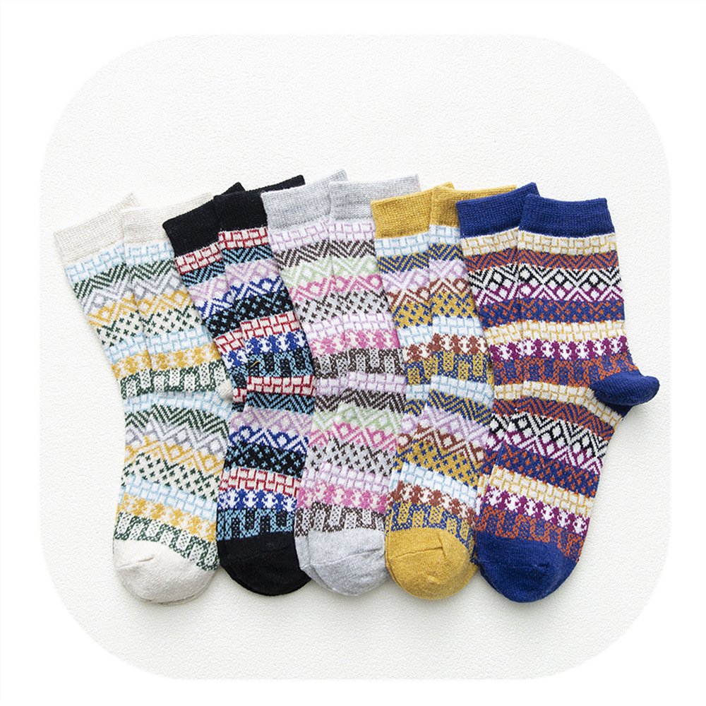 Warm Ethnic Style Women's Socks