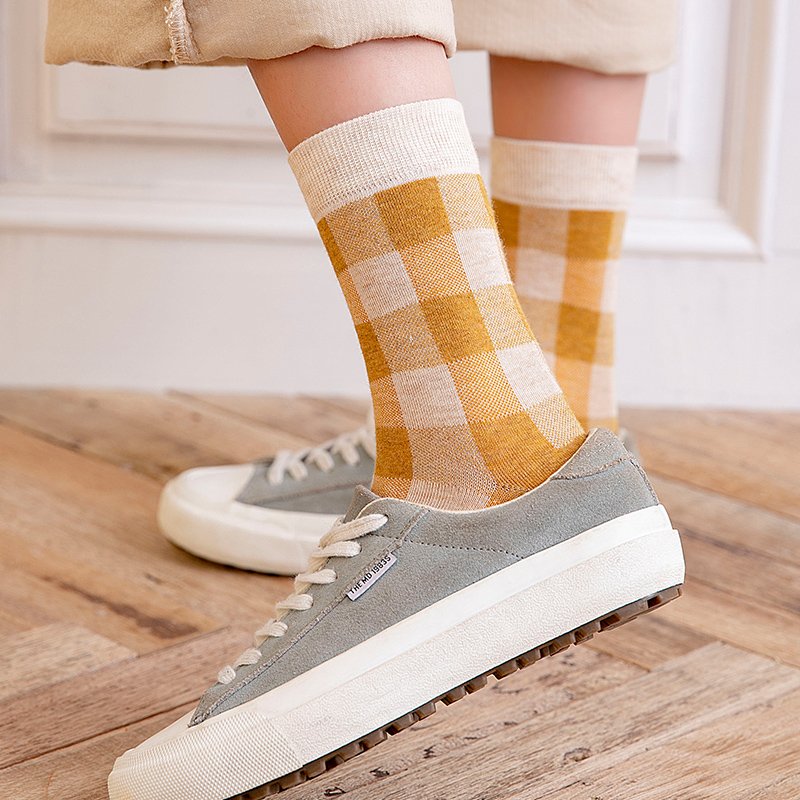 Cozy Plaid Socks