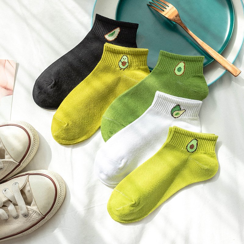 Fresh Cartoon Fruit Socks for Women