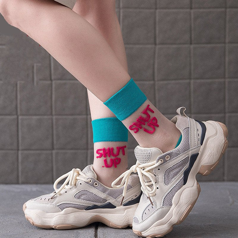 Thin Summer Tube Socks for Women