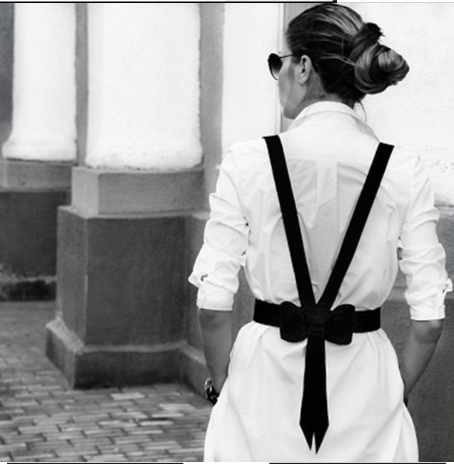 Stay Chic with this Imitation Leather Suspender Belt