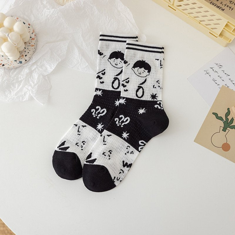 Women's Thin Cotton Socks for Summer