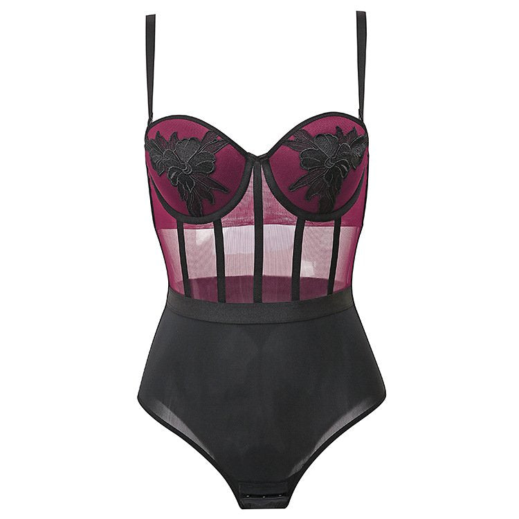 Heavy Duty One-piece Lingerie with Steel Support