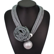 Elegant Pearl Lace Necklace