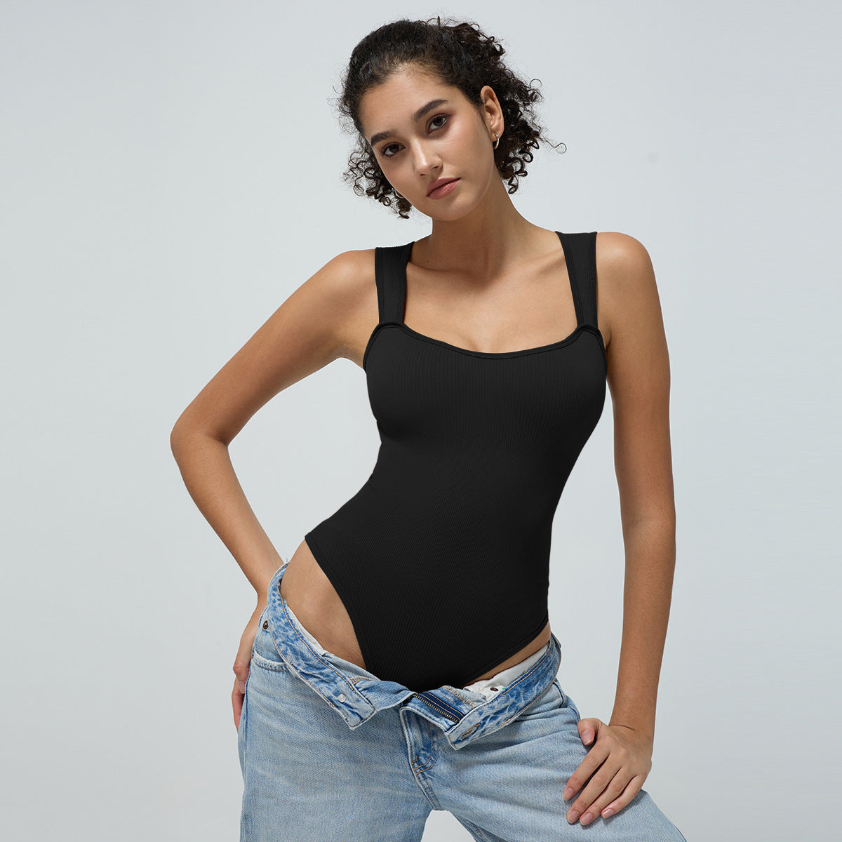 Best-selling Casual Jumpsuit Seamless Yoga Straps With A Thong Bottom