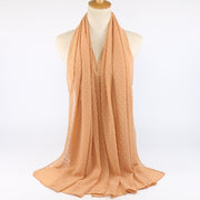 Add Elegant Touch with Chiffon Ball Scarf