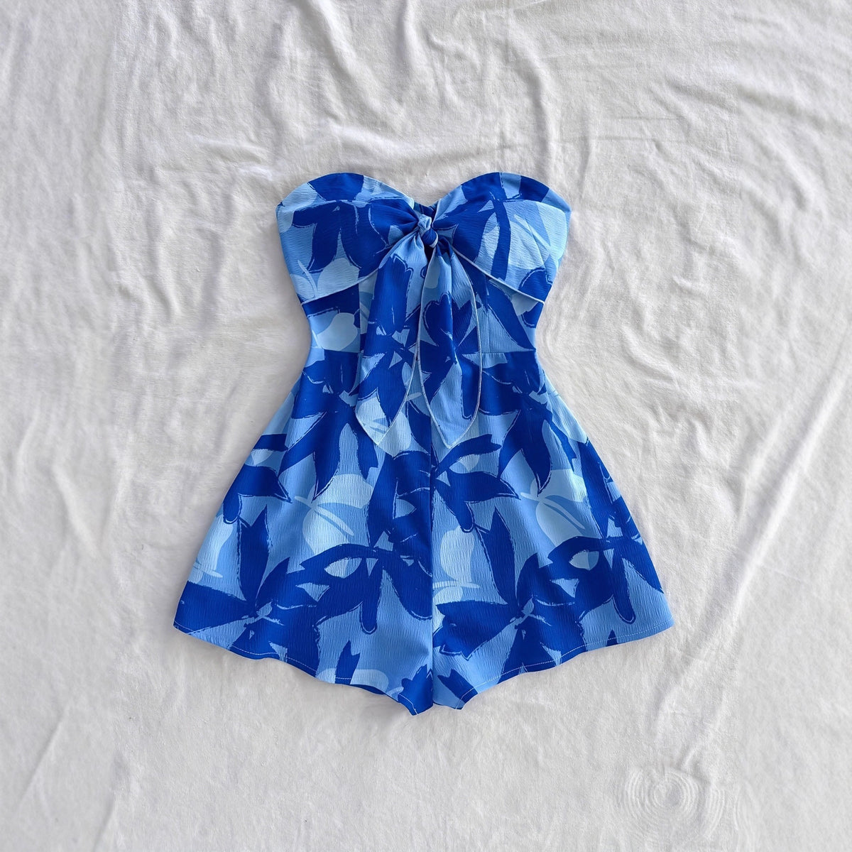 Floral Halter-Neck Ruffled Sexy Jumpsuit