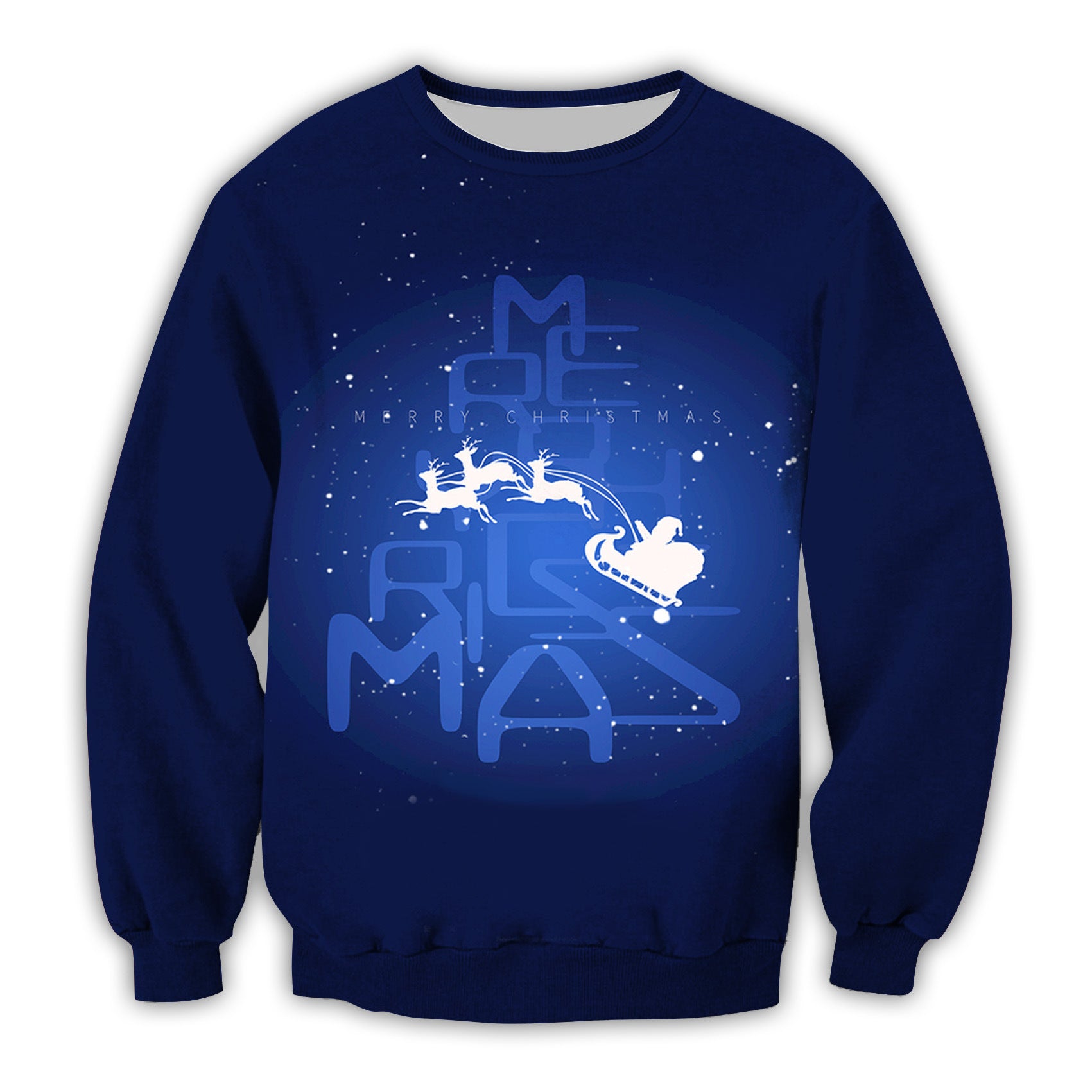Festive 3D Christmas Hoodie for Women & Teens