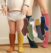Kids' Long Tube Socks - Breathable Cotton