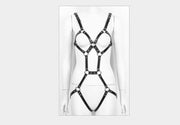 Leather Bondage Band Jumpsuit for Couples