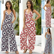 Summer Halter Wide-leg Jumpsuit for Women