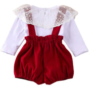 Cute Long Sleeve Ruffle Outfits for Baby Girls