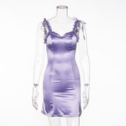 Sexy High Waist Halter Dress for Women